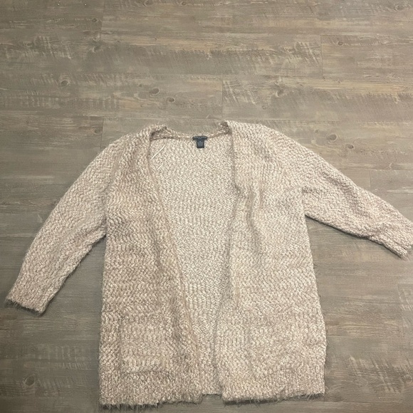 Chelsea & Theodore open front cardigan Size 2X NWT Sand Beige - Picture 1 of 5